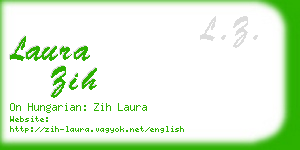 laura zih business card